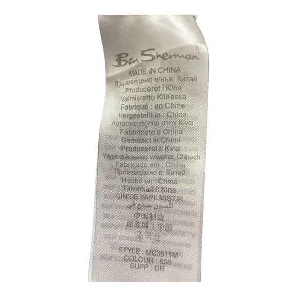 Ben Sherman mens crew neck cable knit pattern cotton cashmere blend size large - Picture 11 of 11